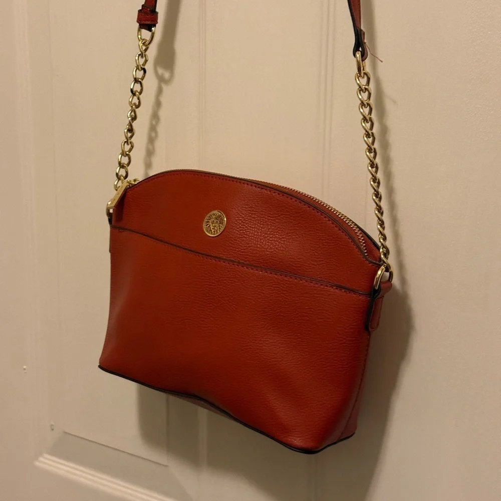 Anne Kline Elegant Red Crossbody Bag